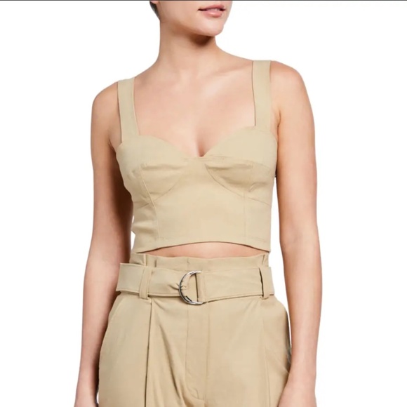 A.L.C. Tops - A.L.C. Alessandra Cropped Bustier Top